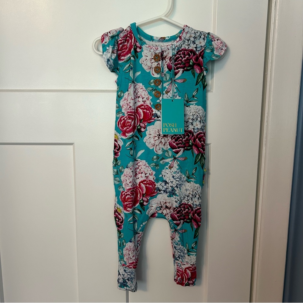 Posh Peanut Pajamas and Headwrap NWT